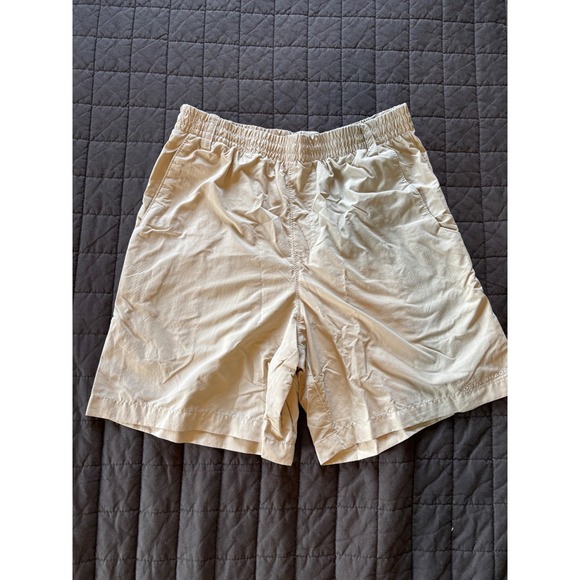 Columbia Sportswear Kids Beige Elastic Waist Outdoor Shorts Large - Picture 1 of 4